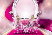 Афиша модного шоу Fashion Show Free PSD